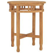 Tavolino da Bistrot Ã˜60x60 cm in Massello di Teak cod mxl 18741
