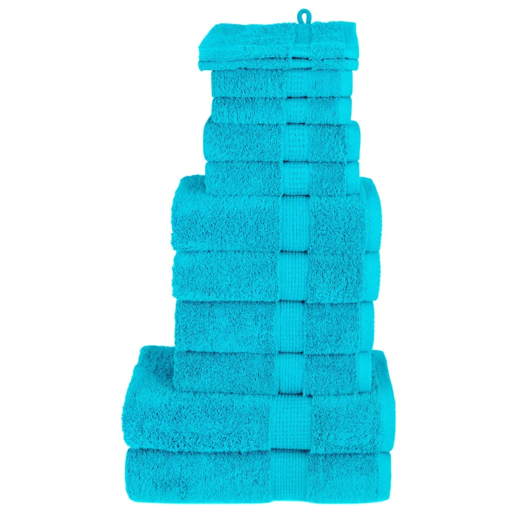 Set ASciugamani SOLUND 12 pz Turchesi 600 gsm 137583