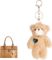 Sleutelhanger Pluche Teddy con Design Carino per Tasca e Borsa (Verde) - Materiale Plush e Riempito - Accessorio per L'Amante degli Accessori Verdi - Ideale per Piaceri Amorosi in Movimento