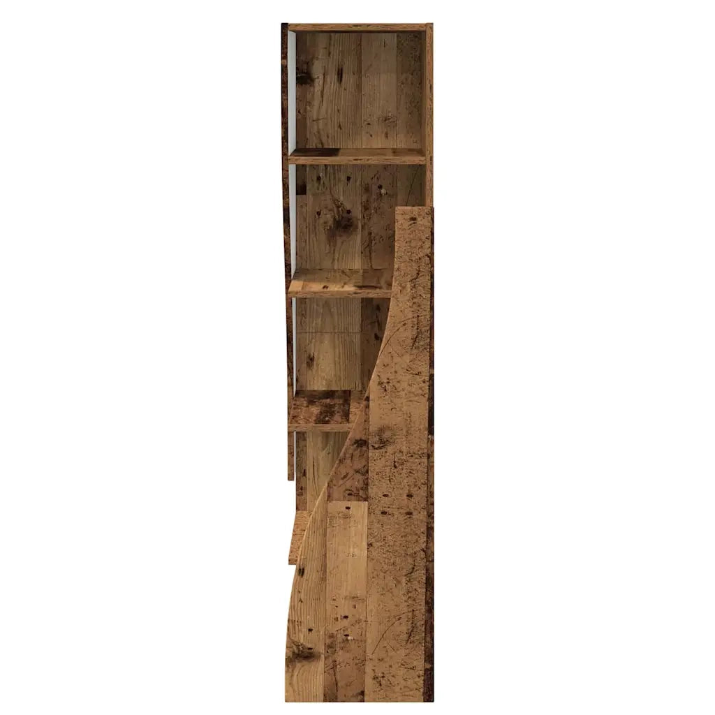 Mobile angolare Legno vecchio 32x32x140cm Legno multistrato 889883