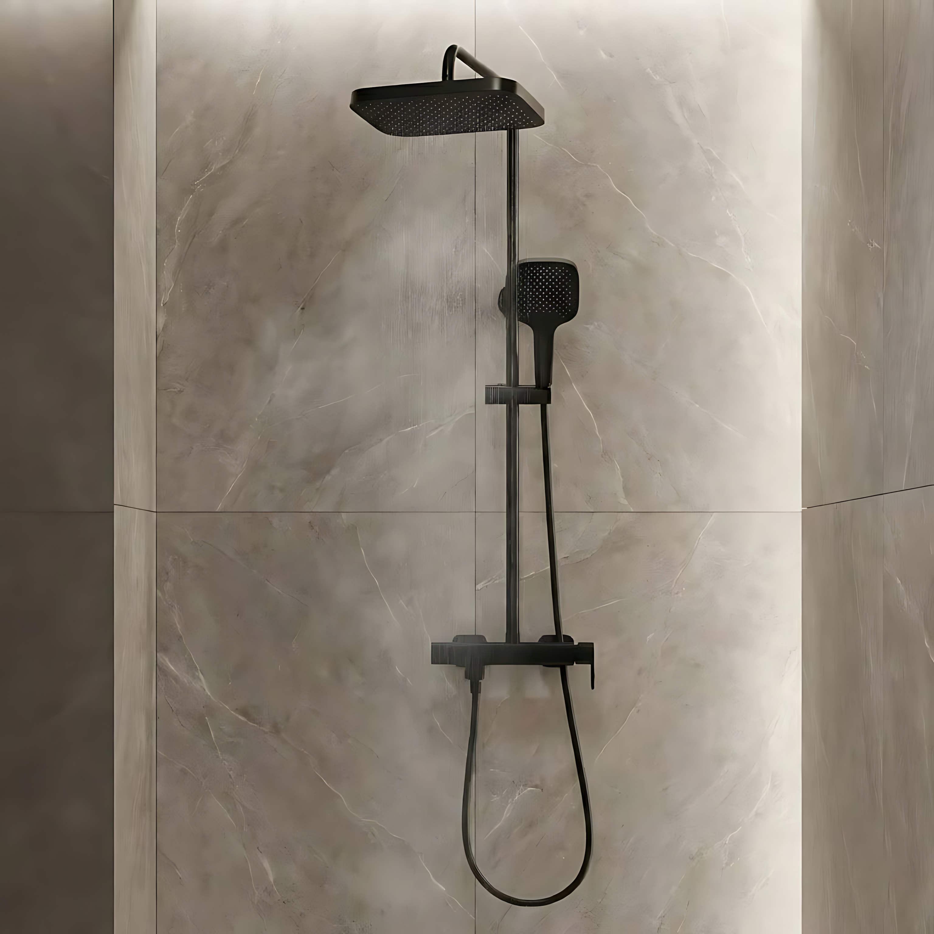 Set Doccia Rea Arlo Black