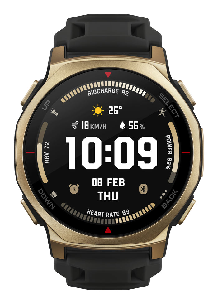 Amazfit t-rex 3 pro smartwatch 1,32 44mm black gold - AMA2548G