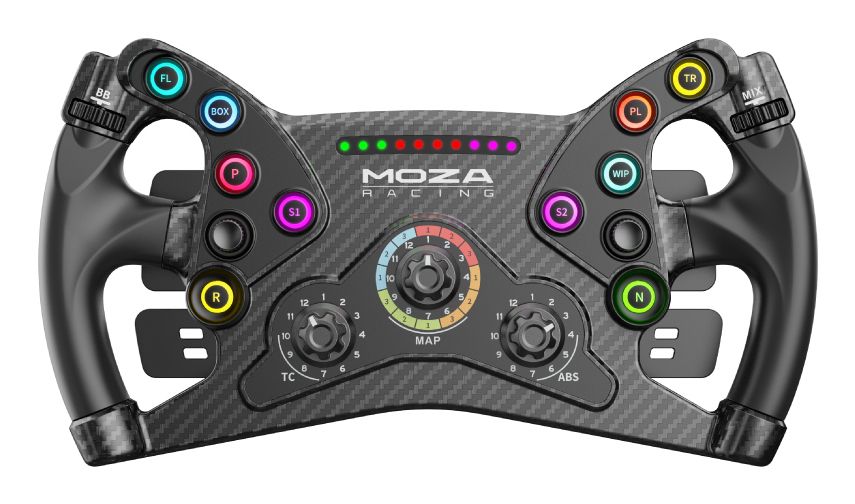 Moza racing controllore rs047 / ks wheel nero