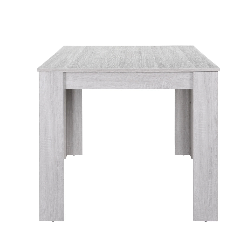 Tavolo da pranzo/scrivania robusto 140 cm colore rovere bianco 03_0004252
