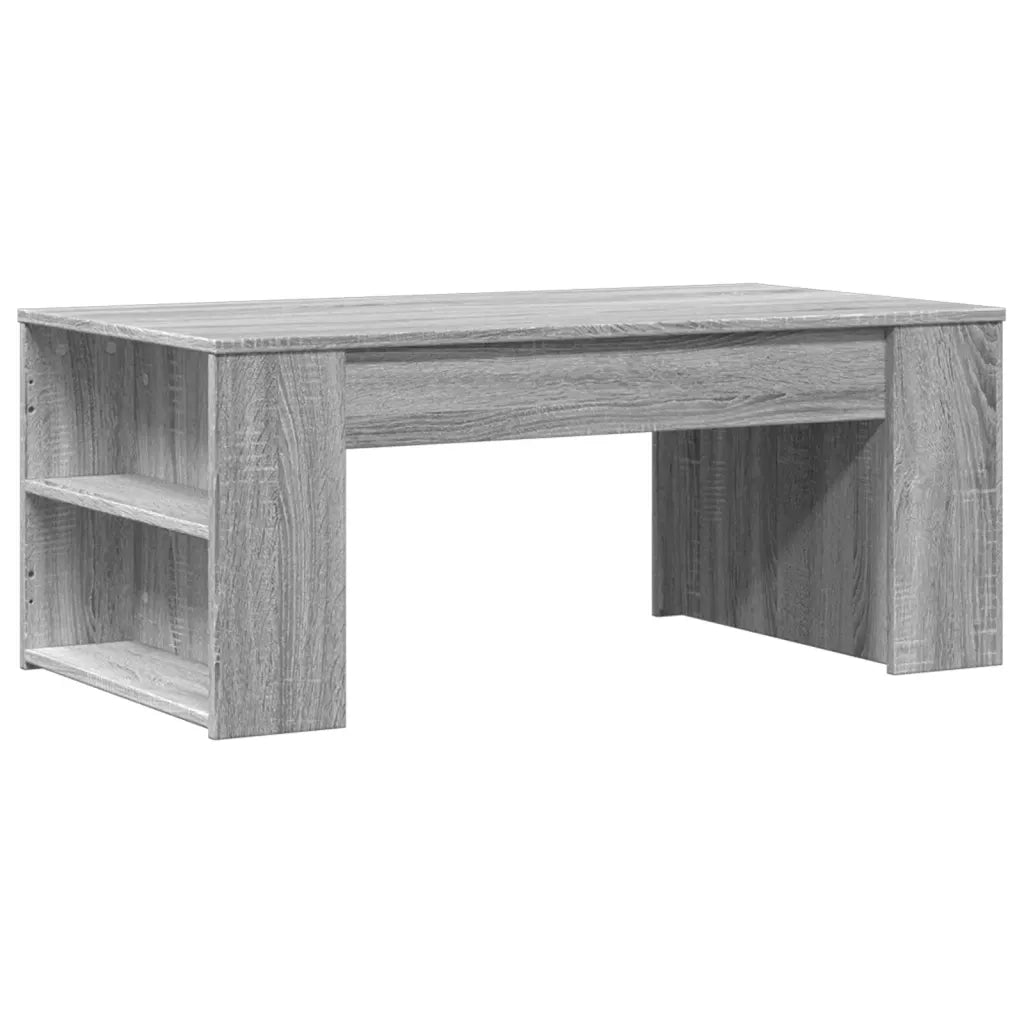 Tavolino da salotto | Tavolino da caff¨¨ | Tavolino da Soggiorno Grigio Sonoma 102x55x42cm Legno Multistrato