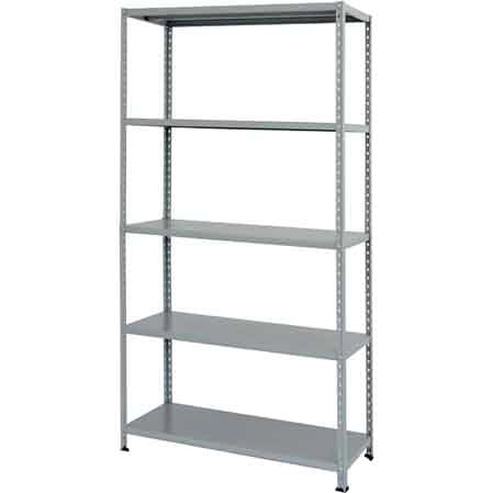 SCAFFALE COMPONIBILE IN KIT 'UNISHELF' 80x40 cm - angolari esterni 2 mt - PRO. METAL