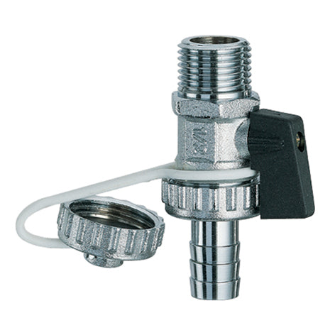 RUBINETTO DI SCARICO CALDAIA CROMATO- 1/2- FAR- pezzi 1