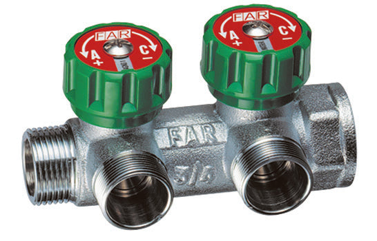 COLLETTORE 2 DERIVAZIONI ATTACCO M.F. (FAR)- 3/4- FAR- pezzi 1