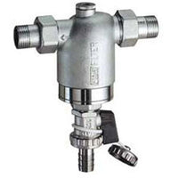 FILTRO PER IMPIANTI SANITARI CON ATTACCHI MANOMETRO MM CROMO- 1/2- FAR- pezzi 1