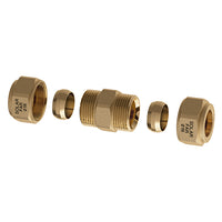 NIPPLE DOPPIO CON TENUTA MECCANICA PER IMPIANTI SOLARI- Diam. 16- FAR- pezzi 1