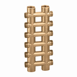 COLLETTORE COMPLANARE FUSO MONOBLOCCO- 3/4 8+8 deriv.- CALEF- pezzi 1