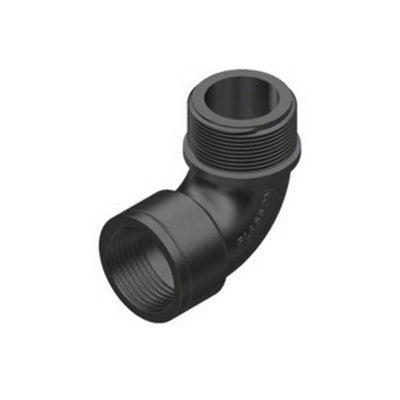 GOMITO FILETTATO A 90  ° MASCHIO-FEMMINA- 1/2- PLASS- pezzi 1