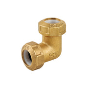 GOMITO DOPPIO IN OTTONE PER TUBO PE- 63x63- CAVAL- pezzi 1