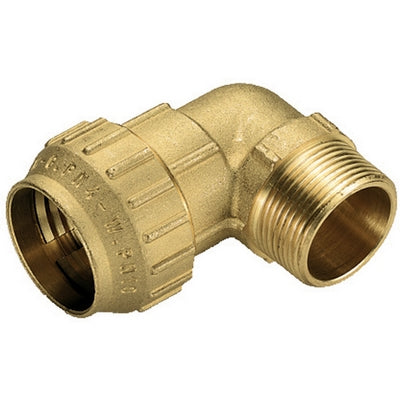 RACCORDO CURVO MASCHIO IN OTTONE TIEMME- 11/2 x 50- TIEMM- pezzi 1