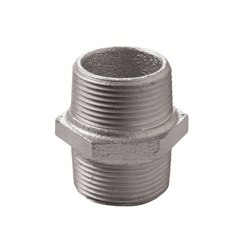 NIPPLE CON FILETTATURA DX & SX  ZINCATO- 1- ATUSA- pezzi 1