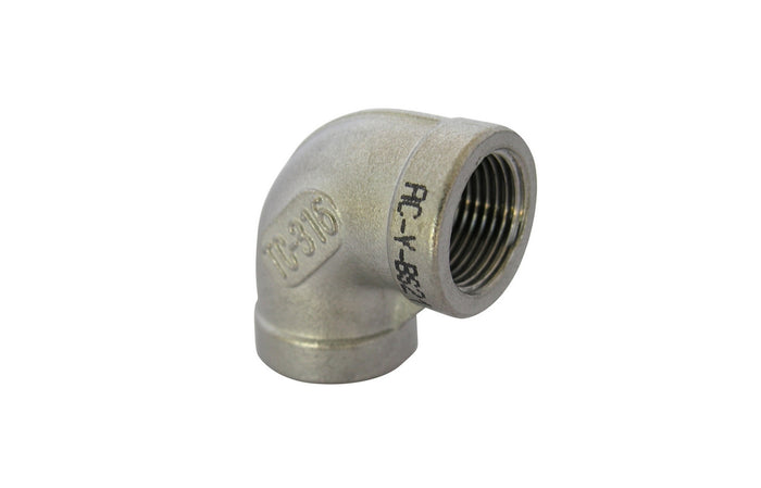 GOMITO A 90  ° FF ACCIAIO INOX- 1/2- IKARO- pezzi 1