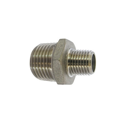 NIPPLE RIDOTTO MM ACCIAIO INOX- 1/2 x 1/4- IKARO- pezzi 1