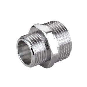 NIPPLE RIDOTTO MM IN OTTONE CROMO IBP- 1/2 x 3/8- IBP- pezzi 10