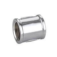 MANICOTTO DIRITTO FF IN OTTONE CROMO IBP- 3/8 -CONF- FAIDF- pezzi 1