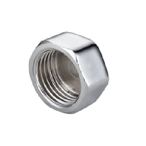 TAPPO FEMMINA IN OTTONE CROMO IBP- 3/8- IBP- pezzi 10