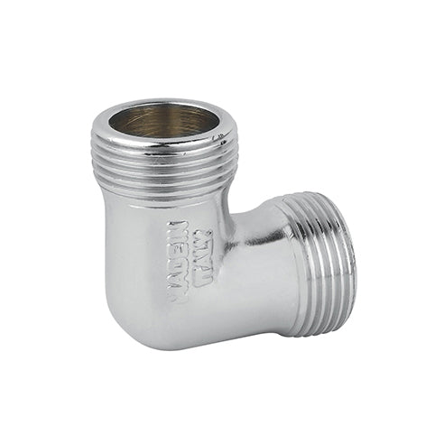 GOMITO MM OTTONE CROMO- 1/2- CAVAL- pezzi 10