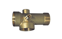 RACCORDO IN OTTONE A 5 VIE PROLUNGATO- H. 91 mm.- RINAL- pezzi 1