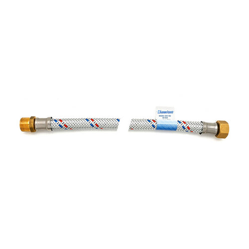 FLESSIBILE ANTIVIBRANTE IN ACCIAIO ZINCATO MF CM 80- 11/4- DH- pezzi 1