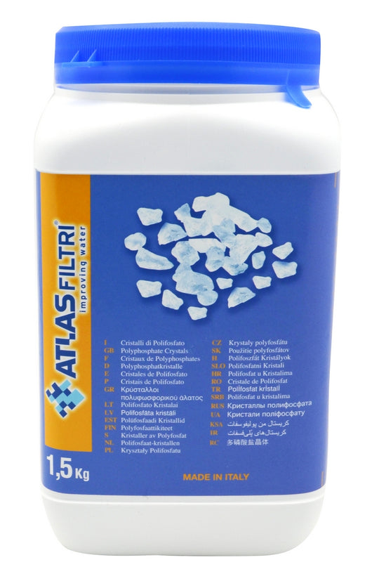 CONFEZIONE DI POLIFOSFATI PER DOSATORE- 1,50 kg- ATLAS- pezzi 1