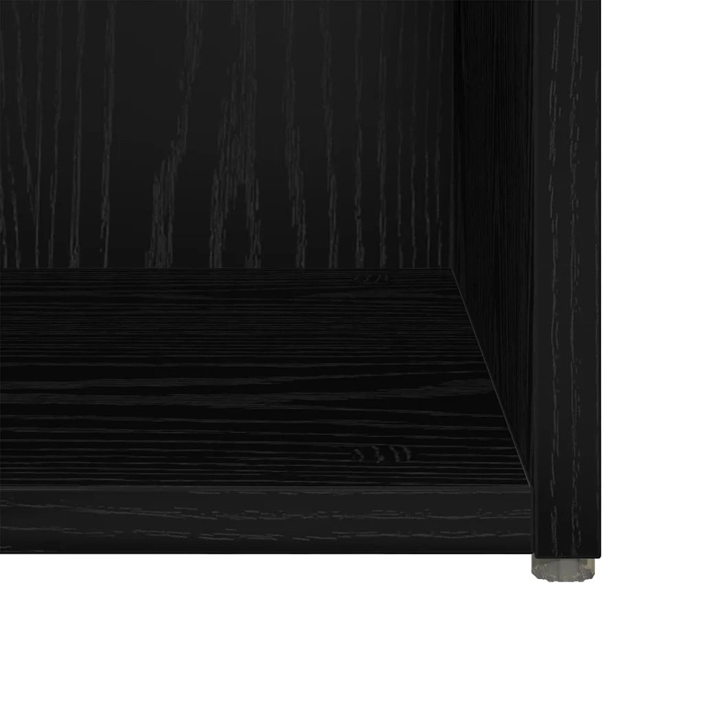 vidaXL Mobile TV 4 pcs Nero 37 x 35 x 37 cm Legno multistrato