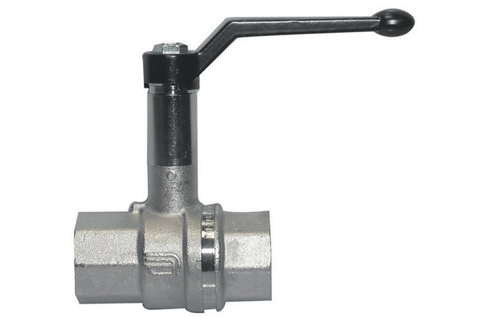 VALVOLA A SFERA FF C/PROLUNGA INTEGRATA E LEVA ALLUMINIO- 3/4  DN 20- EFFEB- pezzi 1