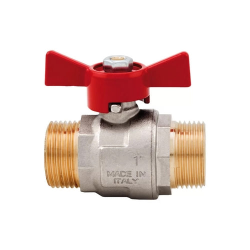 VALVOLA A SFERA PASSAGGIO TOTALE CON FARFALLA MM- 1/2  DN 15  40 bar/580psi- ITAP- pezzi 1