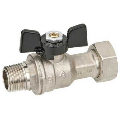 VALVOLA A SFERA DIRITTA A PASSAGGIO TOTALE MF DADO MOBILE- 3/4 x 3/4  DN 15  PN 40- BUGAT- pezzi 1