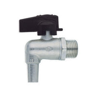 RUBINETTO A SFERA A SQUADRA PER OLIO CON LEVETTA NERA- 1/2  DN 10  PN 10- FIV- pezzi 1