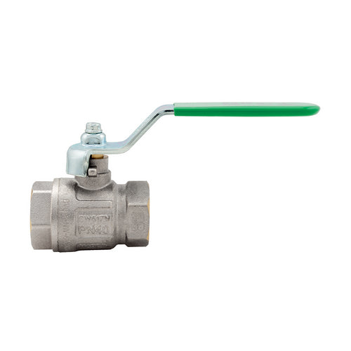 VALVOLA A SFERA IDEAL DVGW FF CON LEVA PIATTA PASSAGGIO TOTALE- 11/2 (DN 40) 30 bar / 435 psi- ITAP- pezzi 1