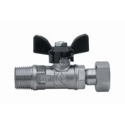 VALVOLA A SFERA FILETTATURA MASCHIO CON GIRELLO- 1/2 x 3/4  PN 30- RB- pezzi 1
