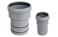 TRONCHETTO PP RIDUZIONE AL PVC VALSIR- Diam. F 110 x M 100  lungh. 90- VALSI- pezzi 1