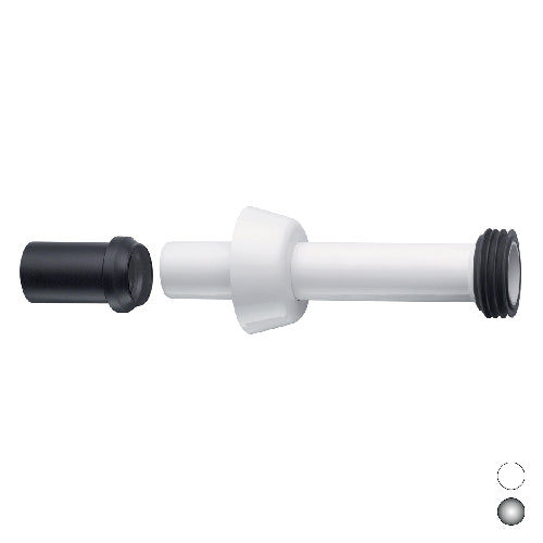 CANOTTO DI ALLACCIAMENTO CASSETTA RIOS-TREOPEA VALSIR- Diam. 40/44 L.250 Cromo- VALSI- pezzi 1