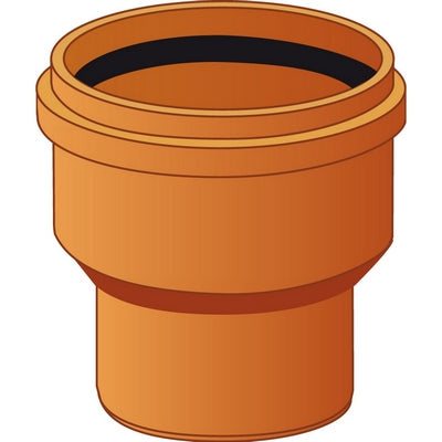 RIDUZIONE CONICA CONCENTRICA PVC ARANCIO- Diam. 125/100- NICOL- pezzi 1