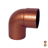 CURVA PLUVIALE     90  °- Diam. 100 - Rame Antico- DH- pezzi 1