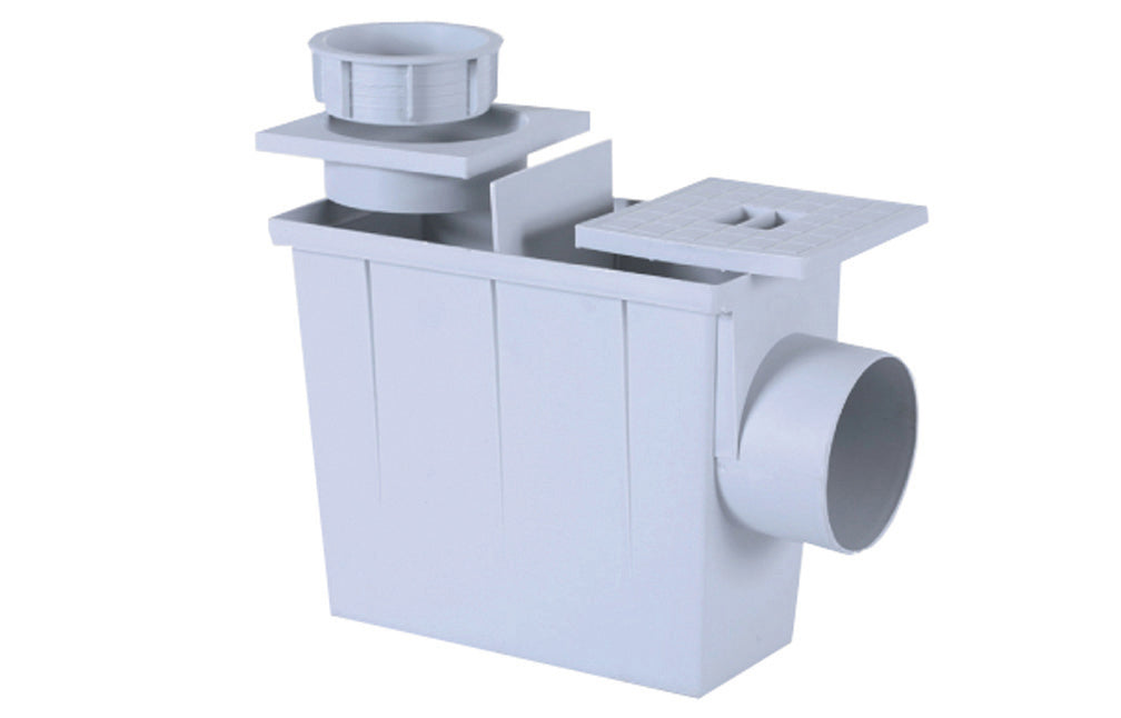 POZZETTO PLUVIALE IN PVC- Diam.100- ESCLU- pezzi 1