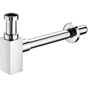 SIFONE DI SCARICO QUADRO CROMATO- 1 1/4 Cromo- PONSI- pezzi 1