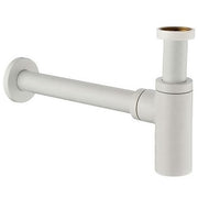 SIFONE D'ARREDO TONDO- 1 1/4 Bianco Opaco- Remer- pezzi 1