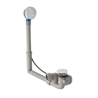 SIFONE CON COLONNA PER VASCA DA BAGNO GEBERIT- Diam. 40mm- GEBER- pezzi 1