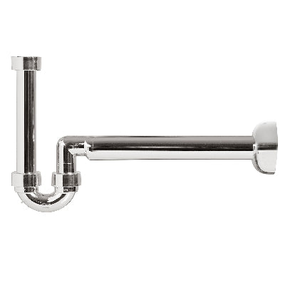 SIFONE PER BIDET ABS METALLIZZATO- 11/4 - 1 - D. 40-32 mm- GHIDI- pezzi 1
