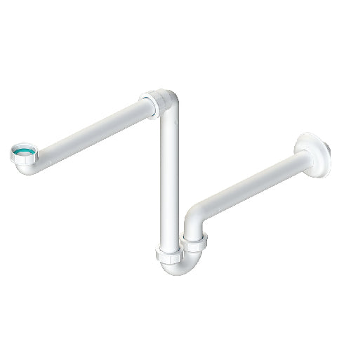 SIFONE AUTOPULENTE SALVASPAZIO PER LAVABO- 11/4 x 32- DH- pezzi 1