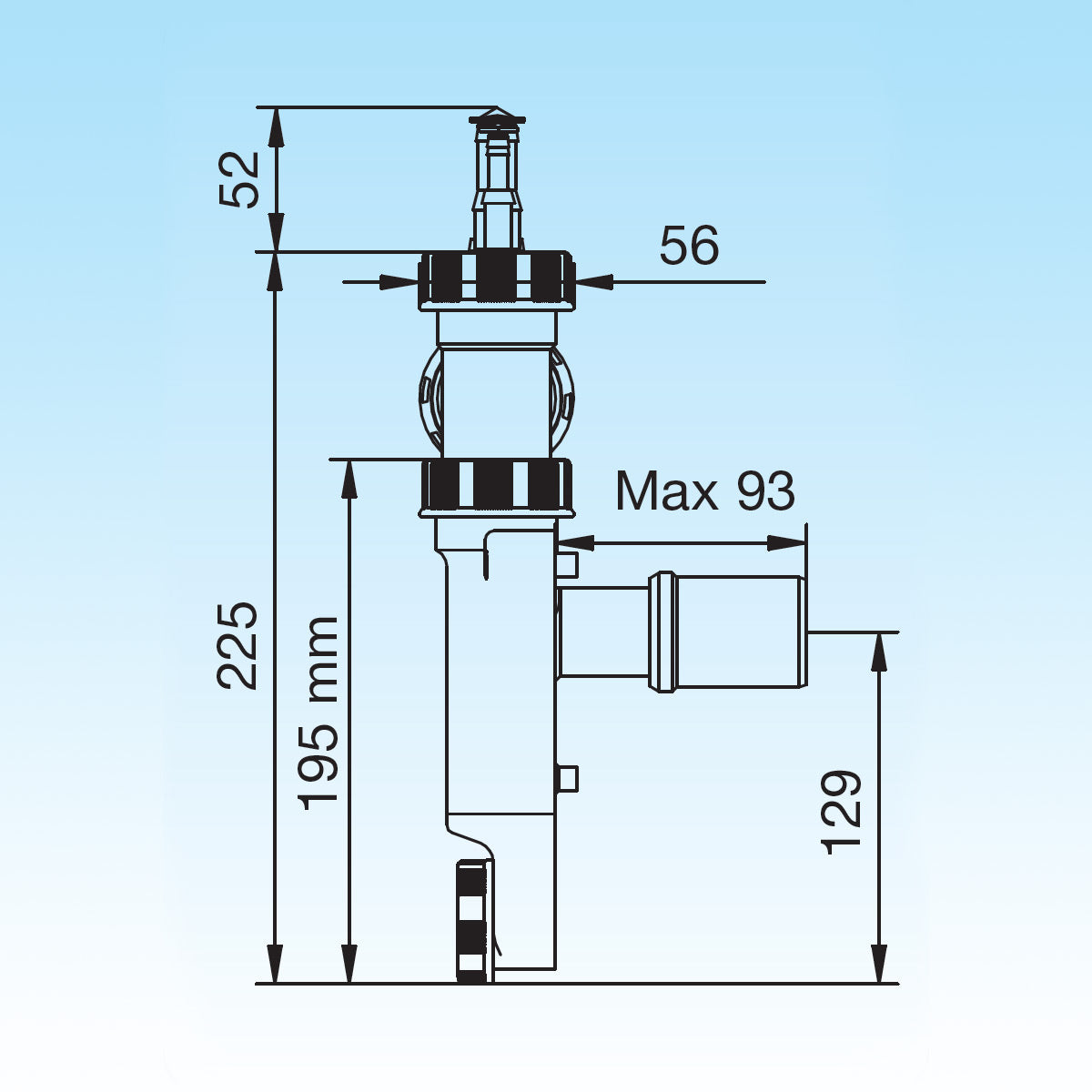 SIFONE LAVATRICE SALVA SPAZIO NT CLIMA- D. 8-12 / D. 14-16- LIRA