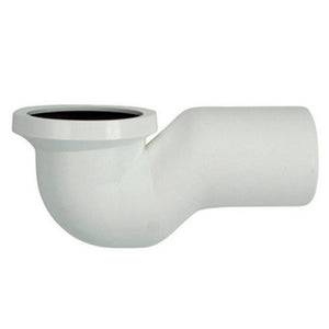 CURVA SOTTOVASO IN PLASTICA RIGIDA BIANCA- Diam. 110- DH- pezzi 1