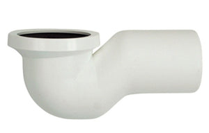 CURVA SOTTOVASO IN PLASTICA RIGIDA BIANCA- Diam. 110- DH- pezzi 1