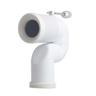 CURVA TECNICA AD S TAGLIABILE A MISURA  DIAM. 100- Diam. 100 mm- DH- pezzi 1