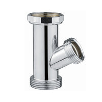 CANOTTO MF C/ATTACCO LAVATRICE + CURVA CROMO- 1 1/4- DEBOR- pezzi 1